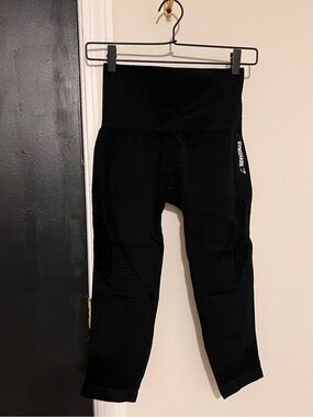 NEW Gymshark Energy+ Black Seamless High Waisted Leggings - Size Small